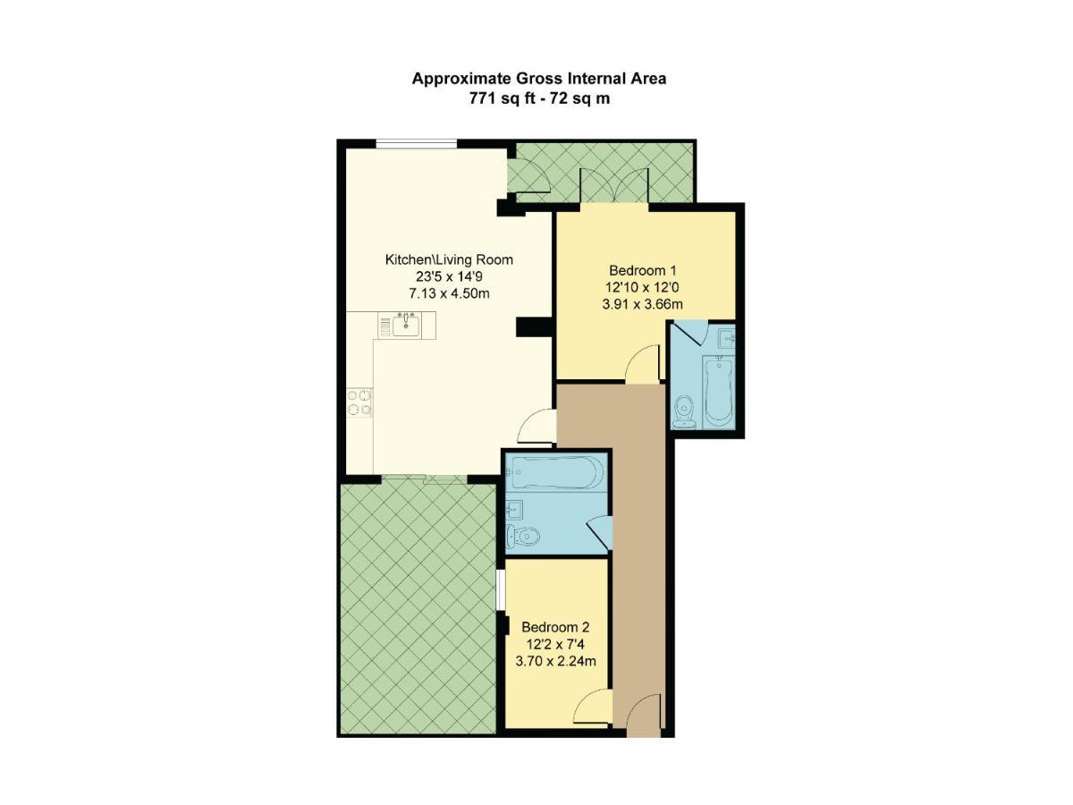Central London, Jaccuzzi,Newbuild, 2 Bedrooms Two Baths Екстер'єр фото